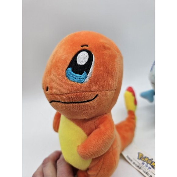 Pokemon Charmander And Sobble 8" Plush Pair Nintendo Vintage 1997 Charmander - Picture 5 of 13
